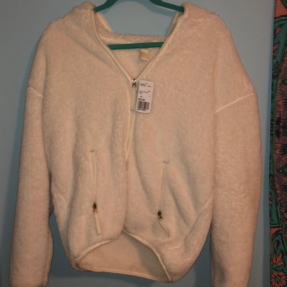 Fluffy Zip Up Hoodie